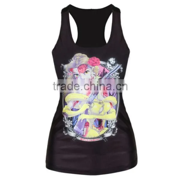 Sublimation Women Sport Running Top