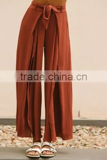 Crepe Loose Summer New Fashion Design Pants for Women photo-3