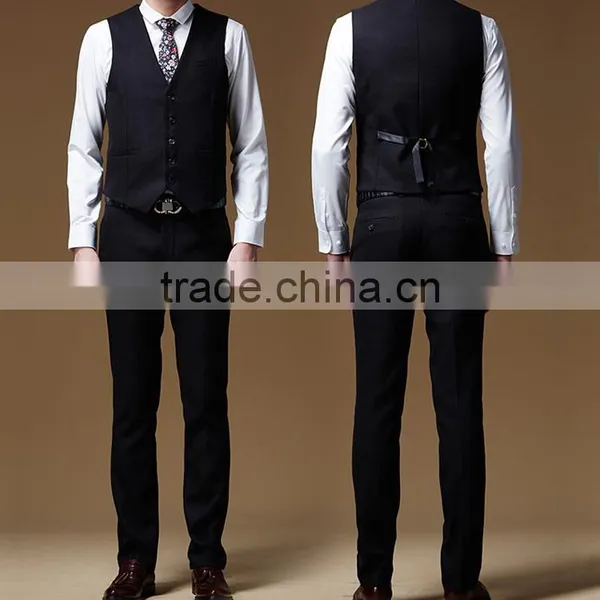 2015 Latest Design Man Clothing Mens Suit and Price 3 Piece Business Suit photo-3