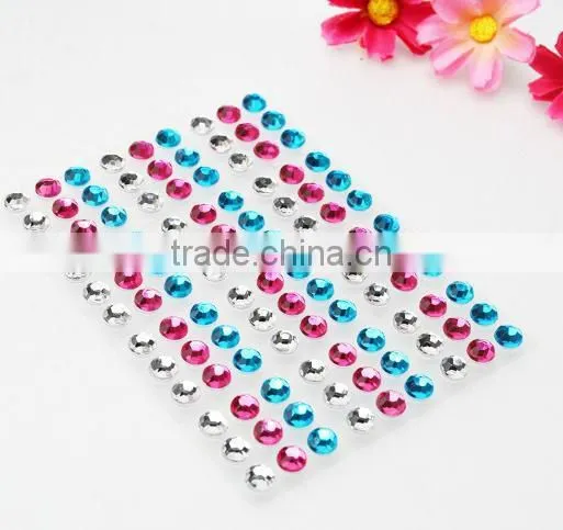 Bling Bling Metal Stone Crystal Diamond Sticker Sheet photo-4
