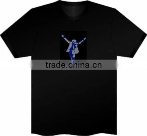 2013 Newest Design Fashion Led Flashing T-shirts