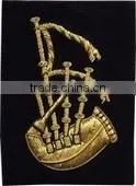 Pipe Embroidery Badge, Highland Uniforms & Accessories