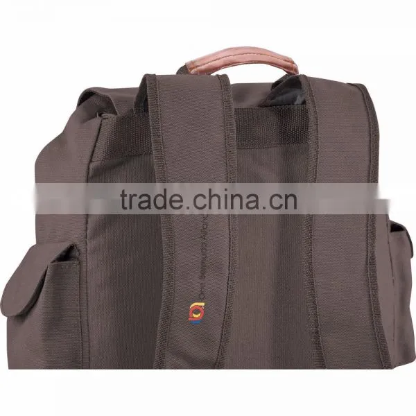 Field & Co. Classic Backpack - Open Main Compartment With Pull-cord Closure, Flap Closes With Distressed Silver Clasped Hardware photo-3