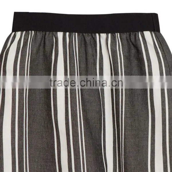 Wholesale Children's Clothes Organic Baby Pants Kids Striped Trousers Black Boys Jogger Pants photo-2