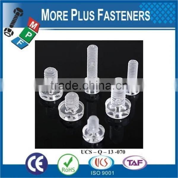 Made in Taiwan Transparent Nylon Plastic Screw photo-5