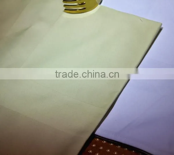 100% Cotton Satin Style Beige Color Hotel Table Napkin photo-3