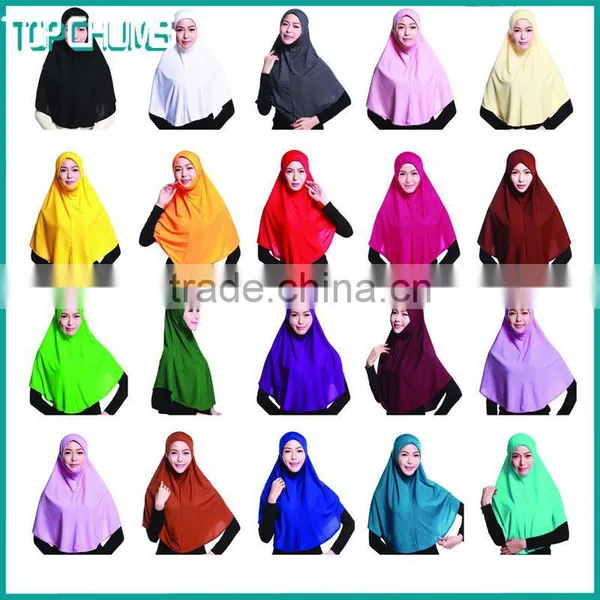 Wholesale Kids of Color Woomen Classic Turban Hijab Bandana Scarf photo-5
