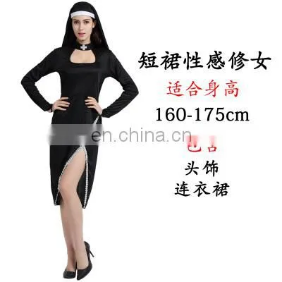 In Stock Sexy Priest and Nun Costume photo-6