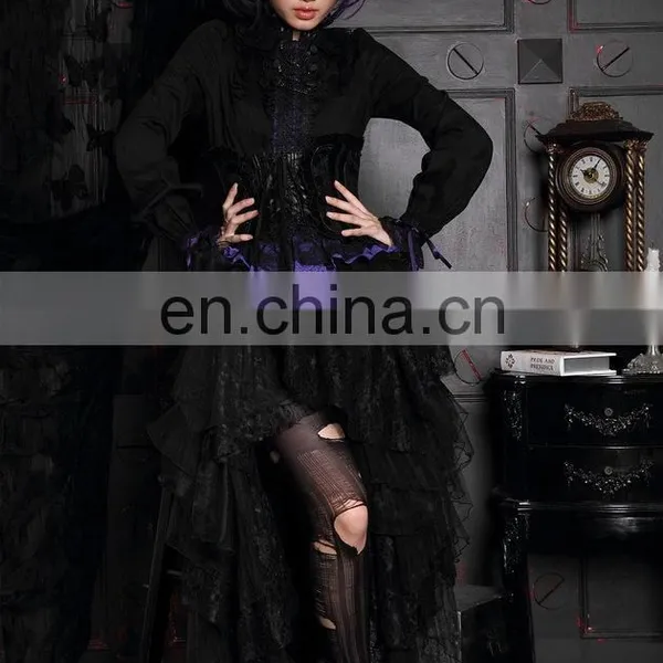 Gothic Laces and Frills Layered Skirt photo-5
