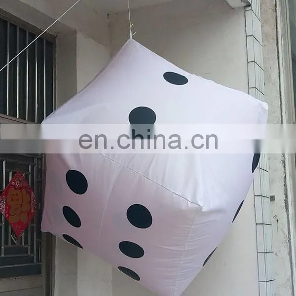 Popular Hanging Giant Inflatable Dice for Decoration