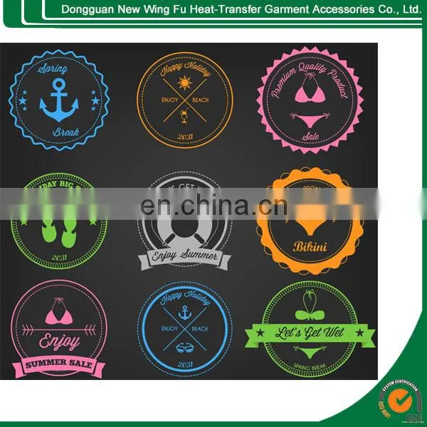 Dongguan Plastic Film Wash Care Label Heat Transfer Print photo-3