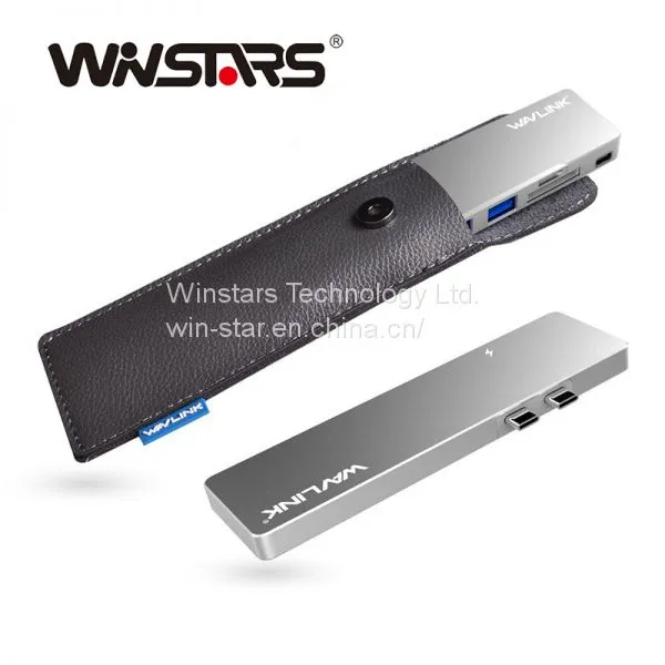 Thunderbolt 3 Port SD/Micro SD Card Reader USB Hub for Macbook Pro photo-3