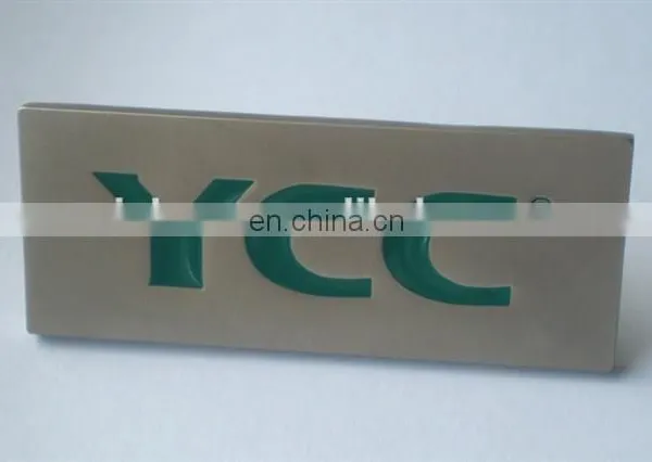 High-end Metal Label Packaging Boxes Custom Logo Metal Sticker With Good Price photo-6