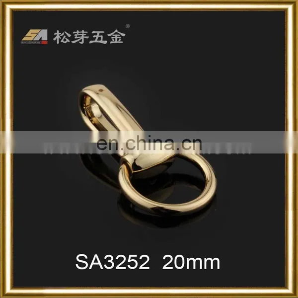 Zinc Alloy Fixed Eye Snap Hook Spring Snap Rigging Hardware Dog Collar Strap Hooks