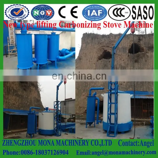Hoist Lifting Coconut Shell Charcoal Carbonization Furnace photo-2