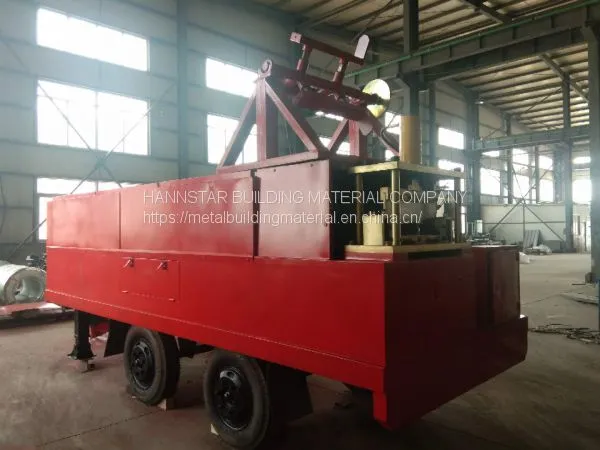 KR18 Roll Forming Machine Roof Arch Sheet Machine With Trailer and Diesel Generator photo-3