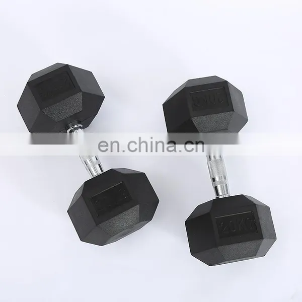 Factory Direct Sales Support A Large Number Adjustable Dumbbell Lbs Hex Dumbbell Set Rubber photo-3