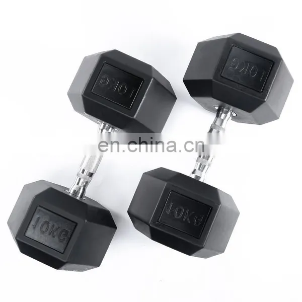 Complete Set Of Environmental Fitness Equipment Gym Weights Dumbbells Sport Hexagonal Dumbbell photo-4