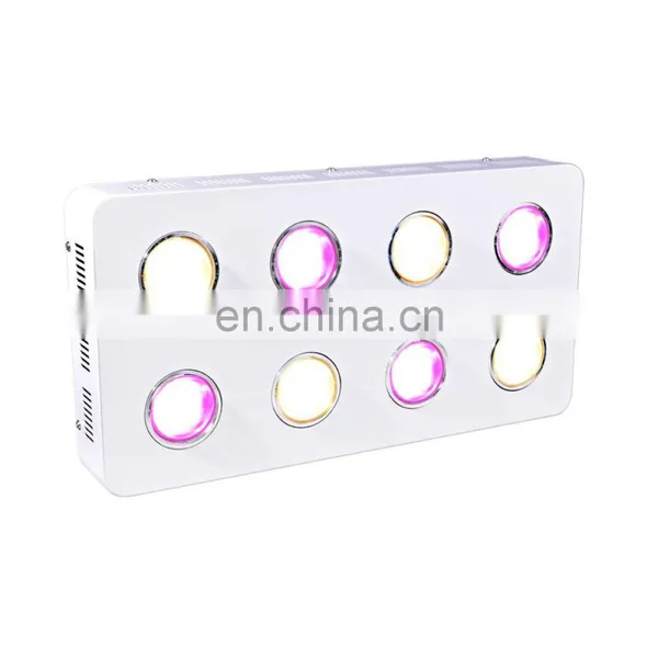 Double Switch High Power 2400W COB LED Plant Grow Light Full Spectrum Using Optic Lens High Lumen photo-2
