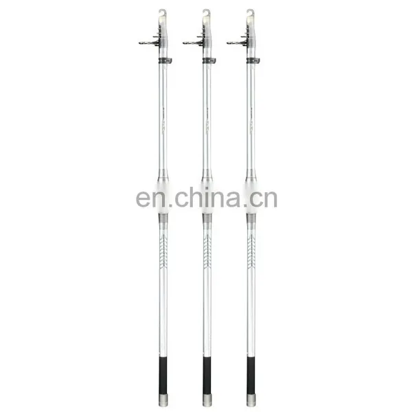 New Design Handmade 3.6-4.5m Fishing Telescopic Rod Carbon Fiber Long Distance Throwing Fishing Rod Reservoir Solid Fishing Rod photo-4