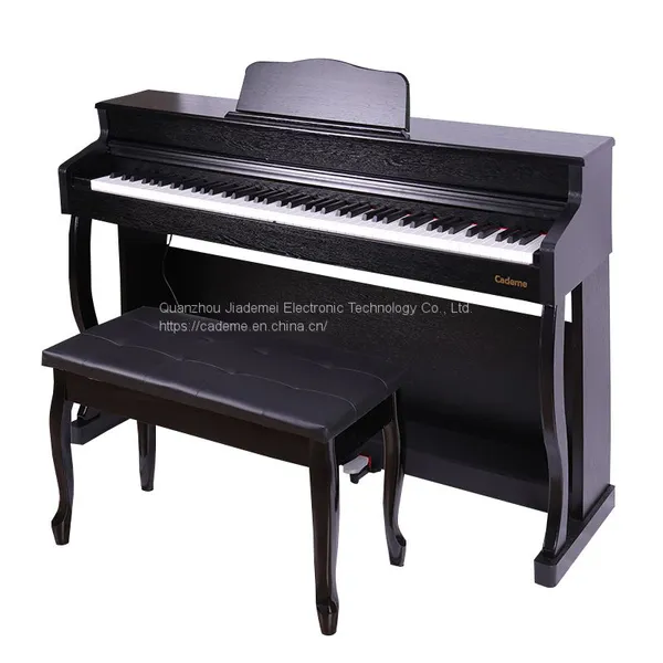 Black Wooden Shell LED Display 88 Key Electric Piano Digital Grand photo-2