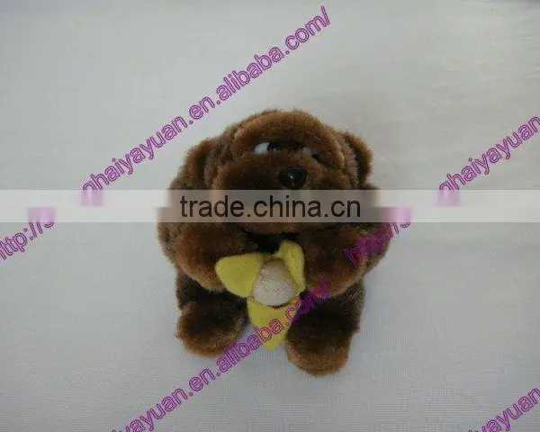 Mini Plush Monkey With Banana Toy