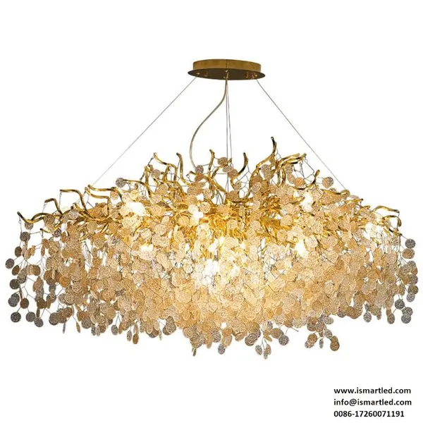 Scandinavian Luxury Crystal Light Living Room Bedroom Chandelier Light photo-2