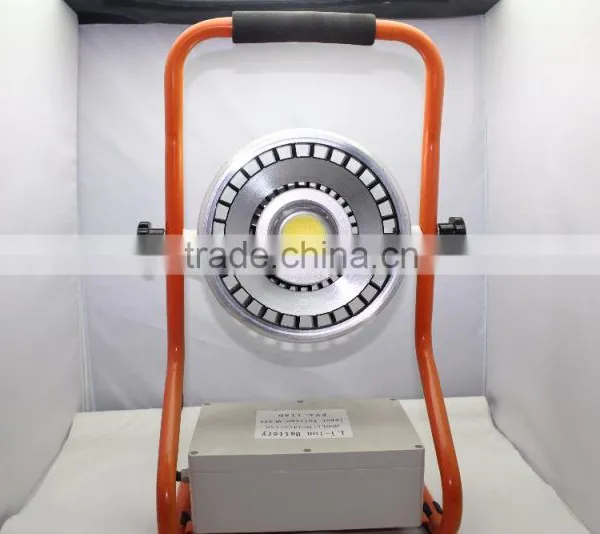 Movable Battery Lamp Portable Working Operating Lights Rechargeable Flood Light Led 40W photo-6
