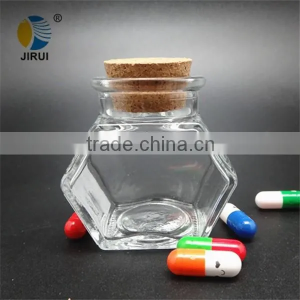 Glass Candy Jar With Cork & Glass Gift Jar photo-3