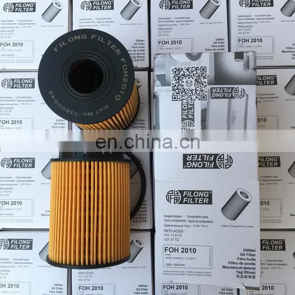 FILONG Manufacturer Oil Filter Element FOH-2010 5650342 73500049 HU713/1X OX371D OE670 CH9713ECO SH4794P L330 E60HD110 photo-2