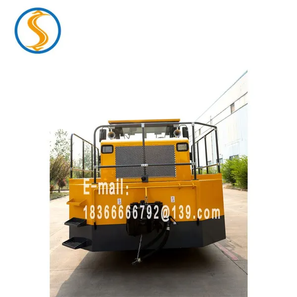 Heavy Internal Combustion Tractor Two-way Track Electric Tractor for Railway Operation Vehicle photo-5