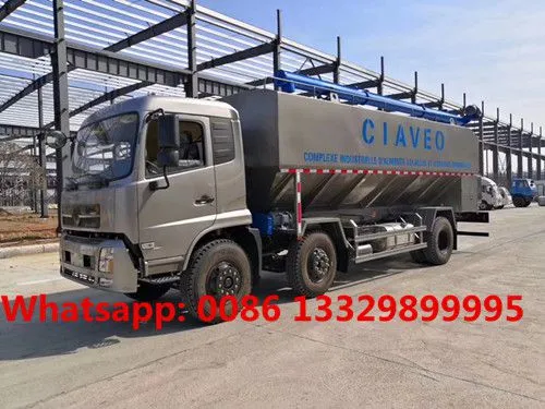 Dongfeng Tianjin 6*2 LHD 10 Wheels 30cbm Bulk Feed Transported Truck for Sale photo-3