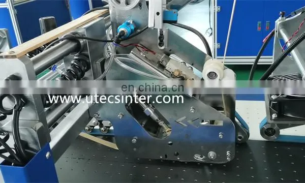UST400-2A Double Side Adhesive Tape Applying Machine, Self-adhesive Tape Gluing Equipment for Carton Box photo-4