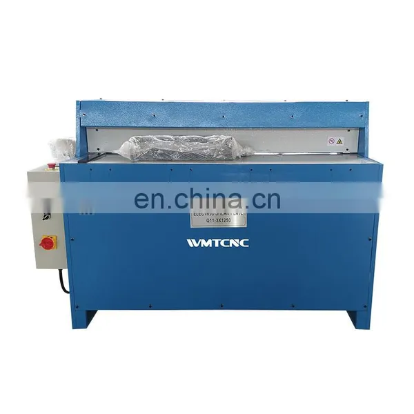 WMT CNC Shearing Machine Q11-3*1250 Electrical Shearing Machine With Cheap Price photo-2