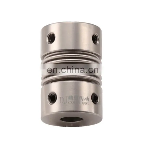 DRG Stainless Coupling Metal Shaft High Torque Motor Generator Bellows Servo Motor Spring Quick-bellow Alloy Camlock Coupler photo-5