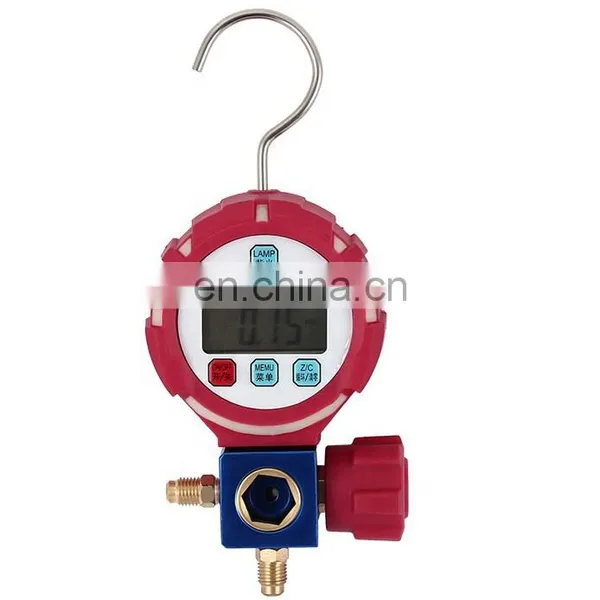 CT-SGD-B Single Digital Manifold Gauge Set for Refrigerant HVAC Refrigeration Air Conditioner Sight Glass Digital Pressure Gauge photo-2