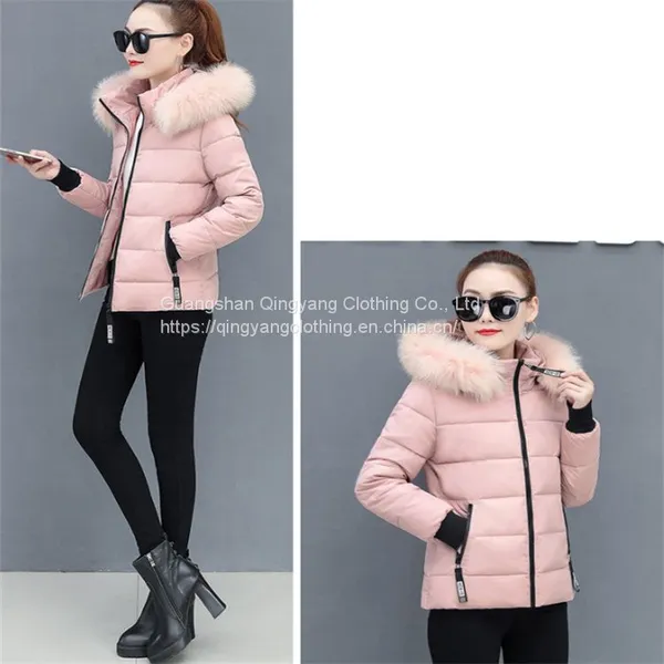 Winter Warm Cotton Padded Jackets Hooded Female Down Jacket Thick Ladies Down Coat Plus Size Puffer Jacket Women photo-2