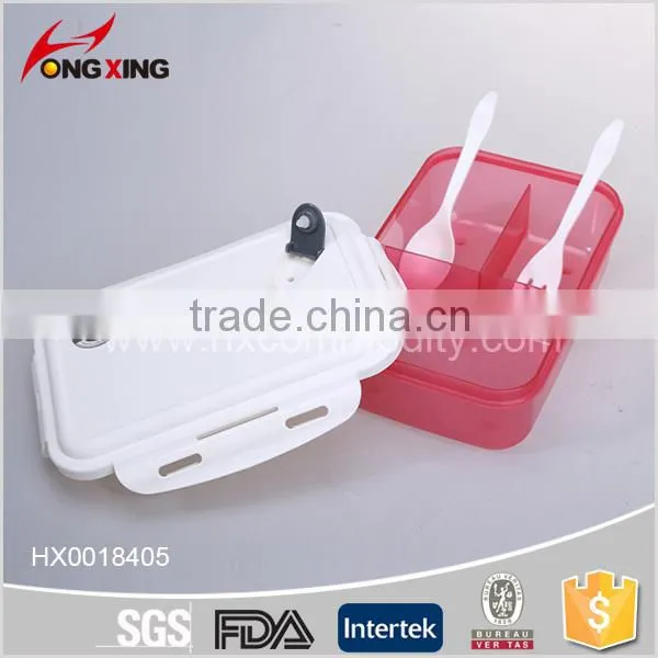 BPA Free Foodgrade Kids Plastic Lunch Box,include Spoon and Fork photo-5