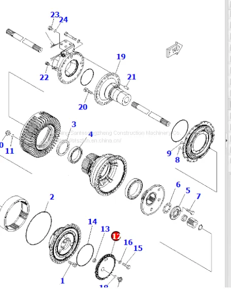 CaterpillarDozerD6R D7 PLF Motor Assembly 159-7156 photo-4