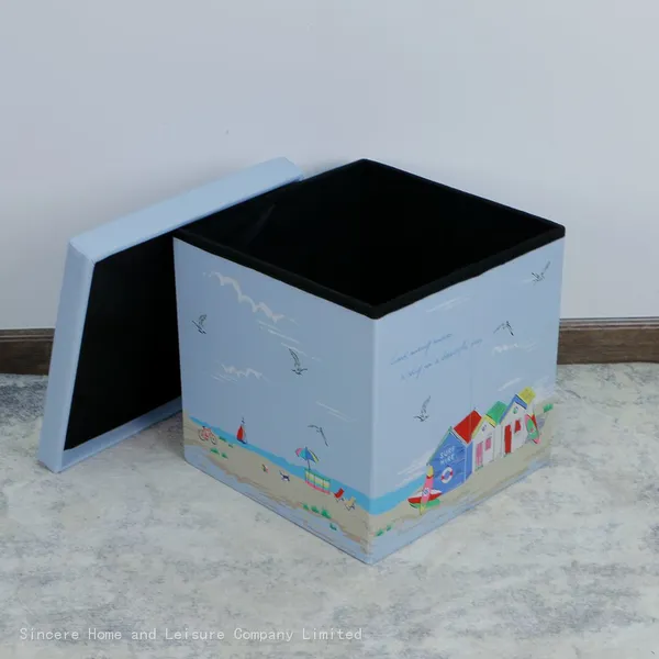 PVC Ottoman With Pattern photo-4