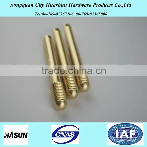Precision CNC Turning Machined Brass Shaft,CNC Turning Parts,Customized Shaft Forged Parts photo-3