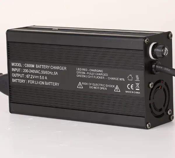 Waterproof 12V-84V Lithium Battery Charger for E-Bikes & Forklifts - 2000W Power Bank with CE Certification