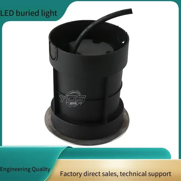 Led 304 Stainless Steel Round In-ground Lights, 6w Waterproof, Single-color Constant Brightness, 6w Flood-resistant With 512 Full-color Dmx Control photo-3