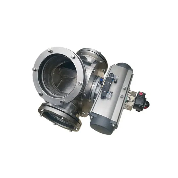 Pneumatic Spherical Three-way Diverter Valve photo-2