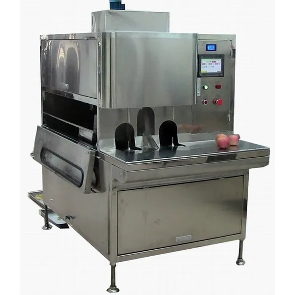 Shanghai Industrial Full Automatic PLC Stainless Steel Fruit Mango Peeling & Half-cut Pit Removing Machine Peeler Equipment photo-5