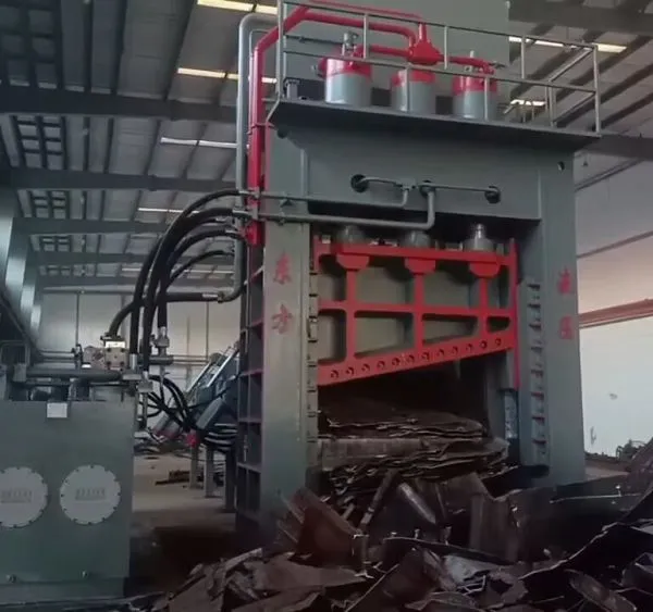 1400Ton Scrap Shear Cutting HMS1 HMS2 Ship Plate