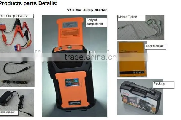 24000mAh Car Jump Starter With Air Compressor photo-2