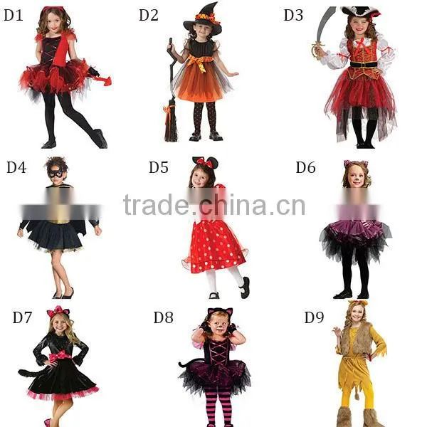 Wholesale Cosplay Kids Halloween Costumes Bulk Children Kids Party Costume/ Carnival Costume/ Halloween Costume