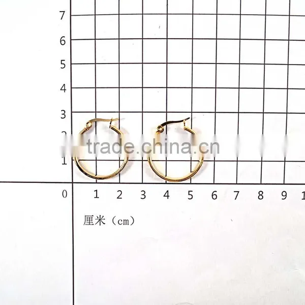 Best Selling Stainless Steel Jewelry Gold Earrings Big Hoop Earrings photo-5