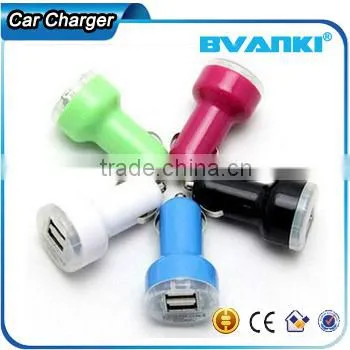 2016 Low Price High Quality Mini Dual Port Car Usb Charger Coloful Mobile Phone Charger for Apple and Samsung Free Samples photo-4